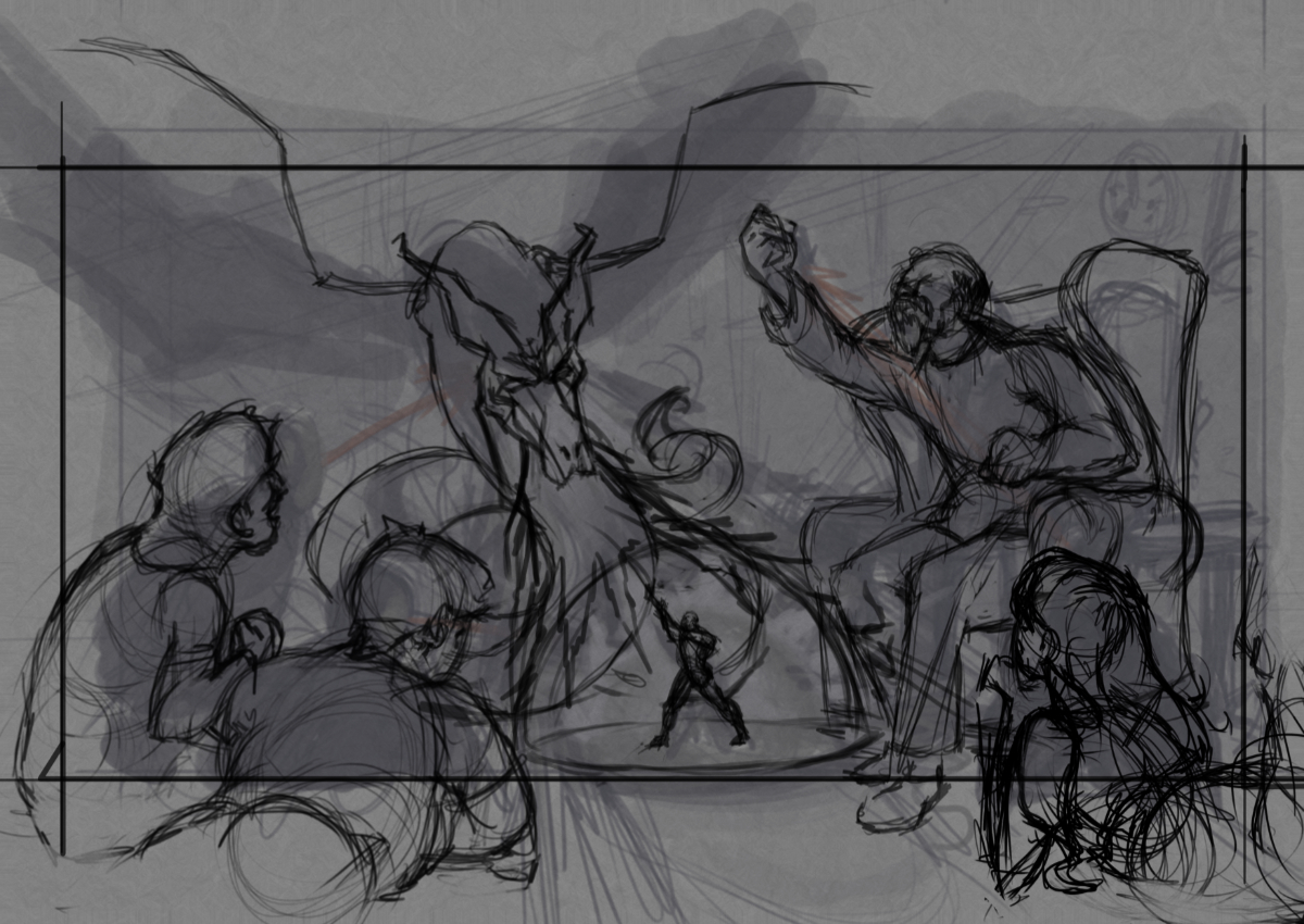 Storyteller — sketch stage